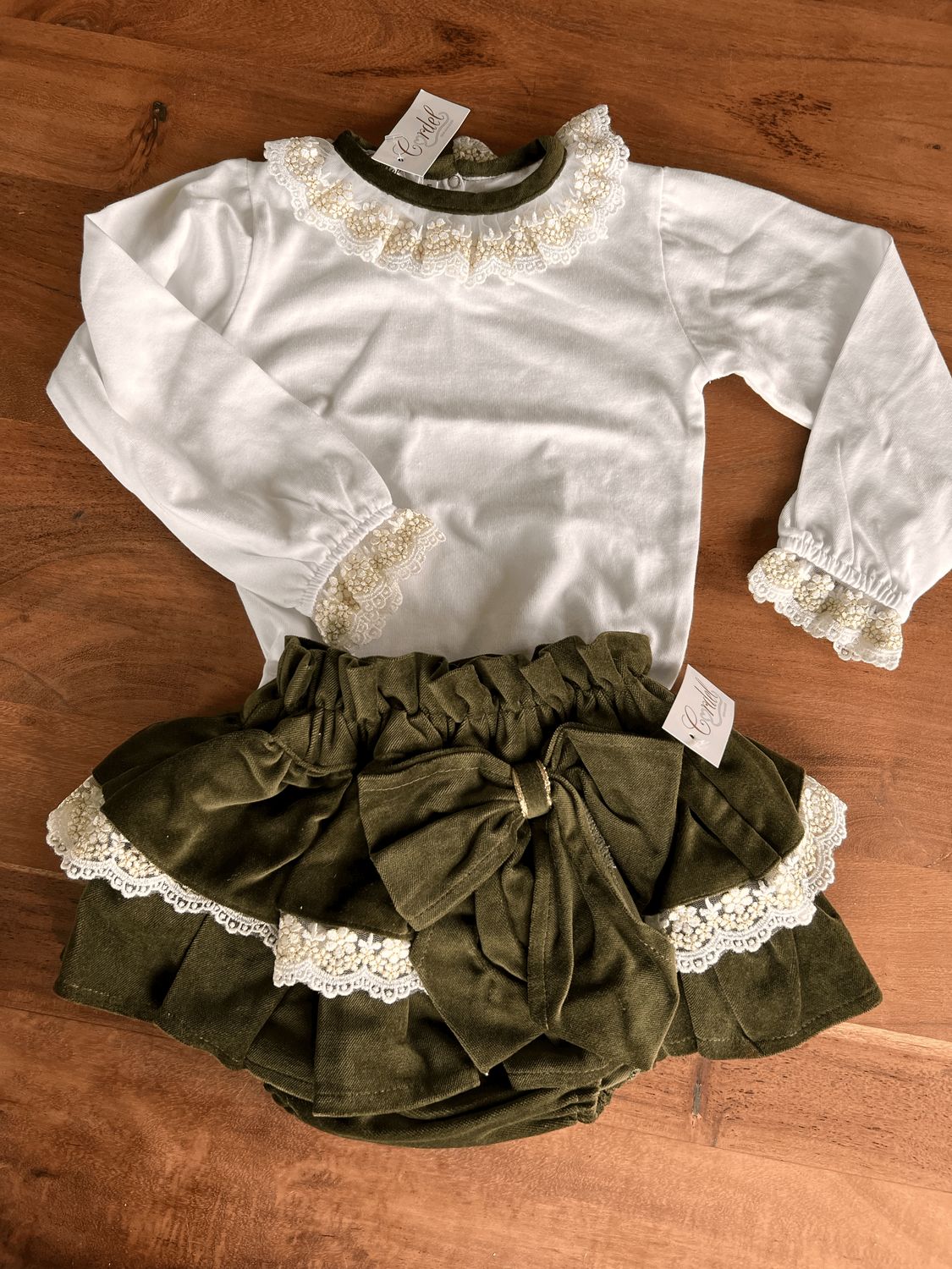 Setje Khaki - Cordel