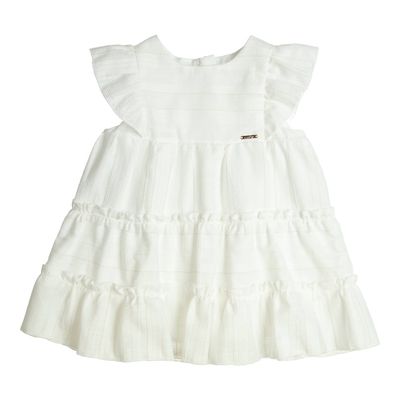 Kleedje Pinafore Maura - Off-white/Gold - Gymp