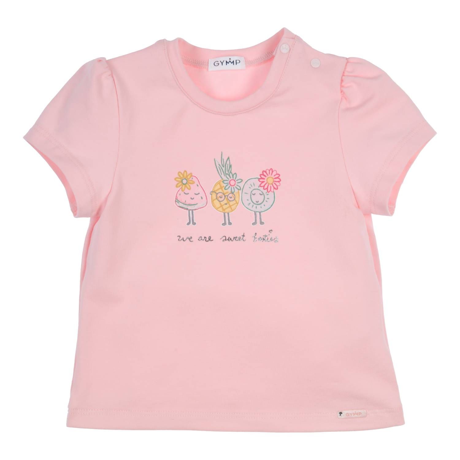 T-Shirt Aerobic Fruit - Roze - Gymp