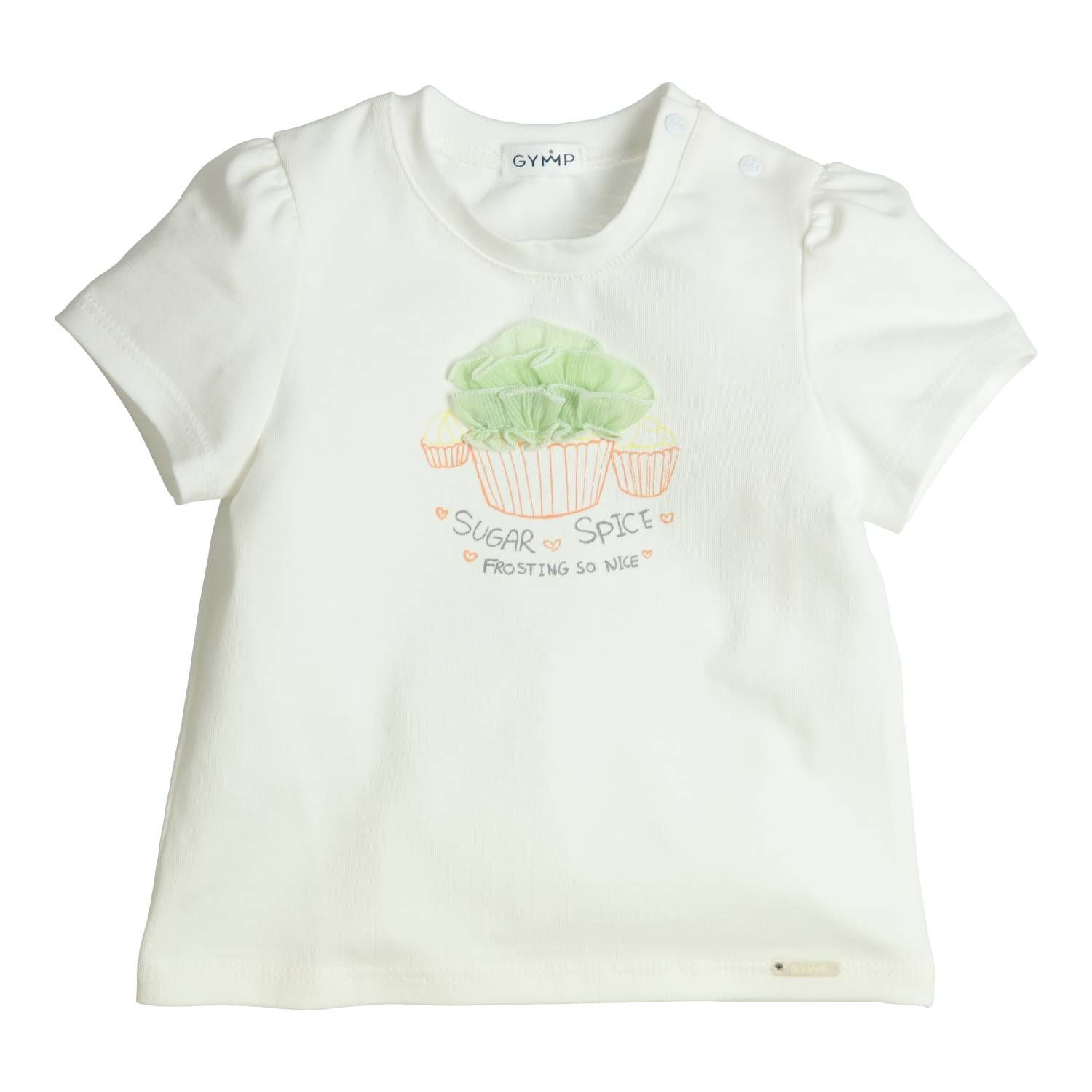 T-shirt Aerobic Cupcake - Off-white - Gymp