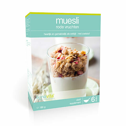 Muesli rode vruchten (etui van 6)