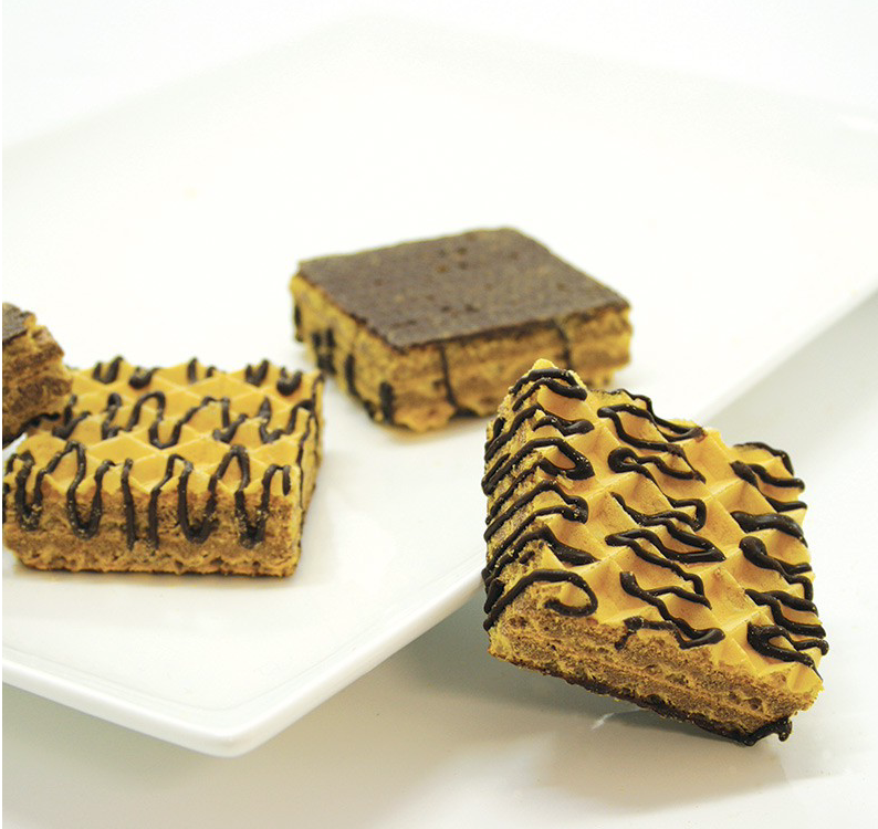 Wafel met chocoladesmaak
