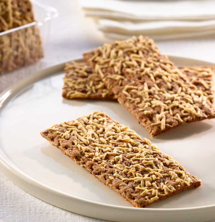 Low. carb crackers met kaas (6stuks)