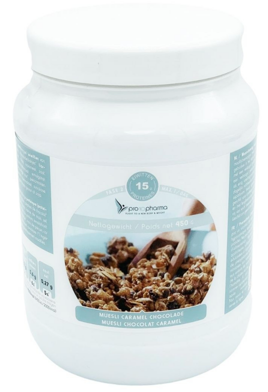 Muesli cacao caramel 450gr