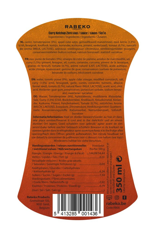 Rabeko - curry ketchup zero (350 ml)