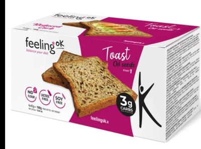 Meerzaden toast (4 x 40 g) – Feeling OK