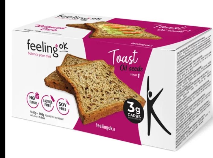 Meerzaden toast (4 x 40 g) – Feeling OK