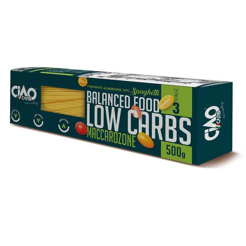 Maccarozone Low carb en eiwitrijke Spaghetti (500 g) - Ciao carb