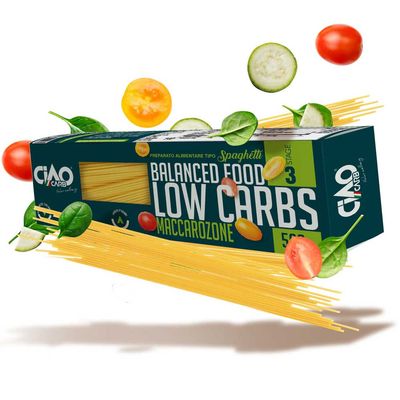 Maccarozone Low carb en eiwitrijke Spaghetti (500 g) - Ciao carb Maccarozone Low carb en eiwitrijke Spaghetti (500 g) - Ciao carb