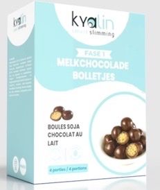 Melkhocolade bolletjes (4 porties)