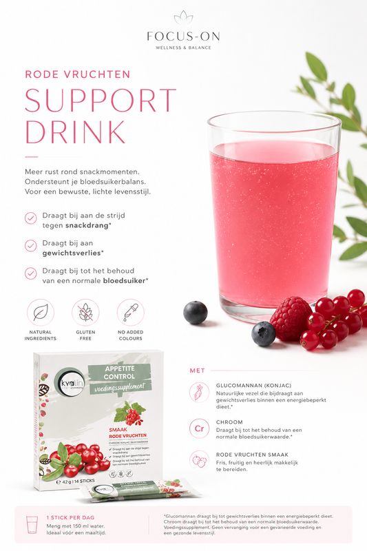 Kyalin Appetite Control – Rode Vruchten