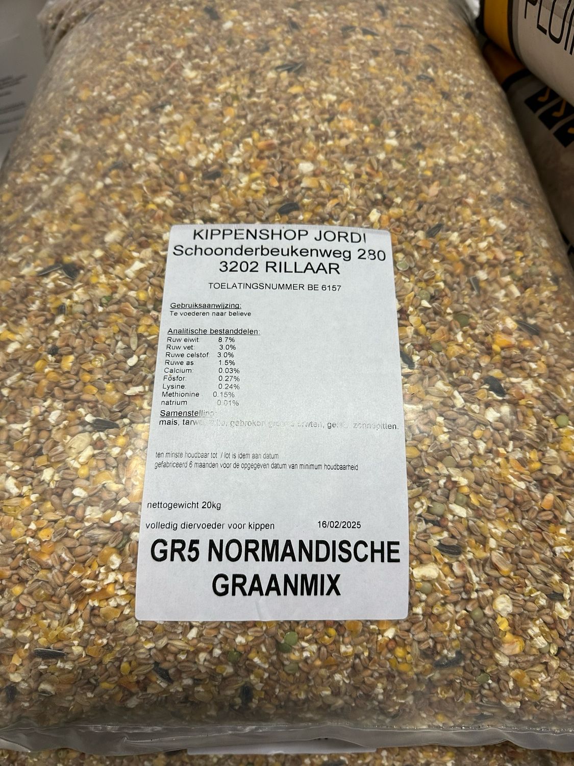 Normandische graanmix 20kg