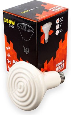 Powerheat donkerstraler 150W – efficiënte infraroodwarmte zonder licht