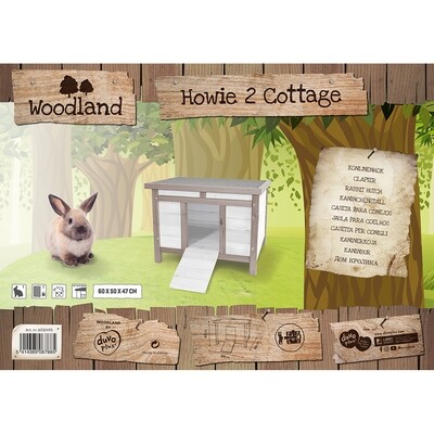 Konijnenhok Howie 2 cottage 60*50*47cm