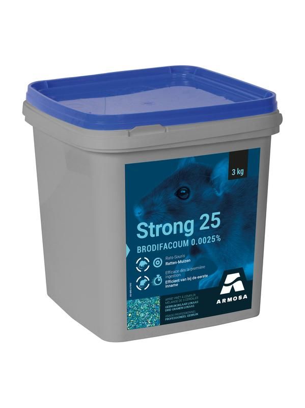 Strong 25 : 3 granen emmer 3kg Strong 25 : 3 granen emmer 3kg