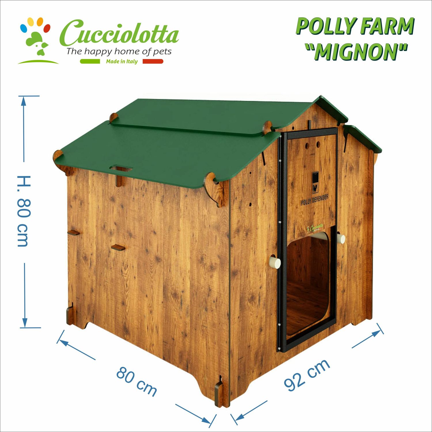 Kippenhok Cucciolotta Mignon M