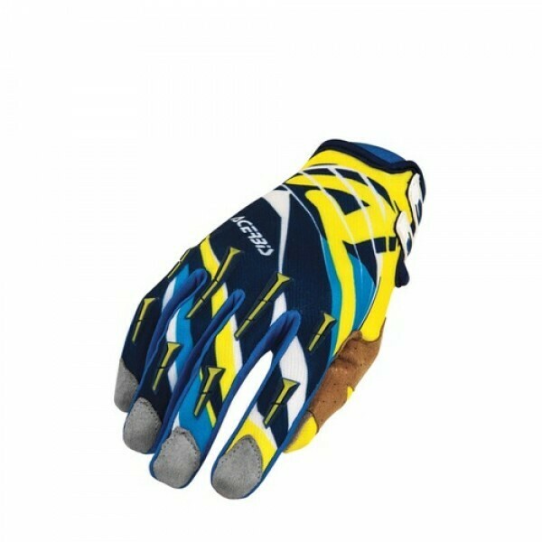 MX2 Off Road handschoenen - Blauw/geel maat XXL
