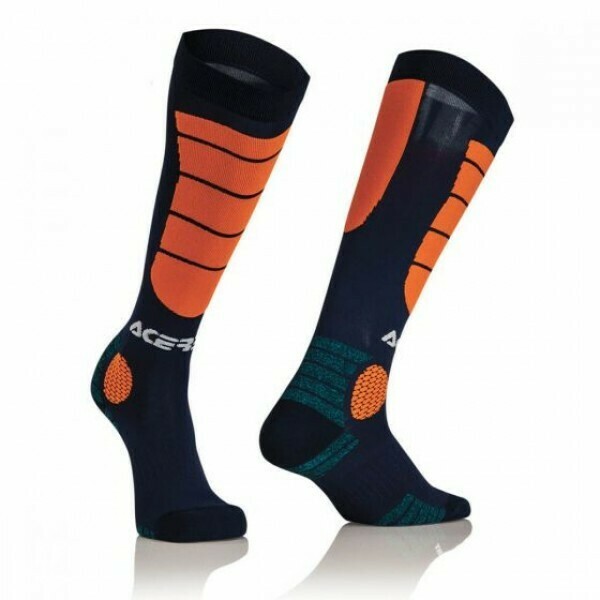 Acerbis MX Impact sokken blauw/oranje