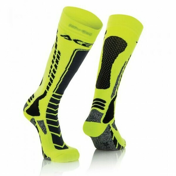 Acerbis MX Pro sokken zwart/geel