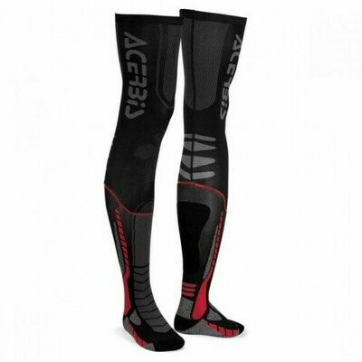 Acerbis X-Leg Pro sokken zwart/rood