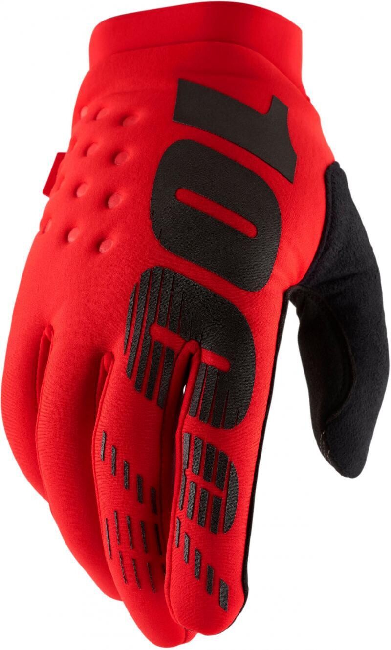 100% handschoenen rood XXL