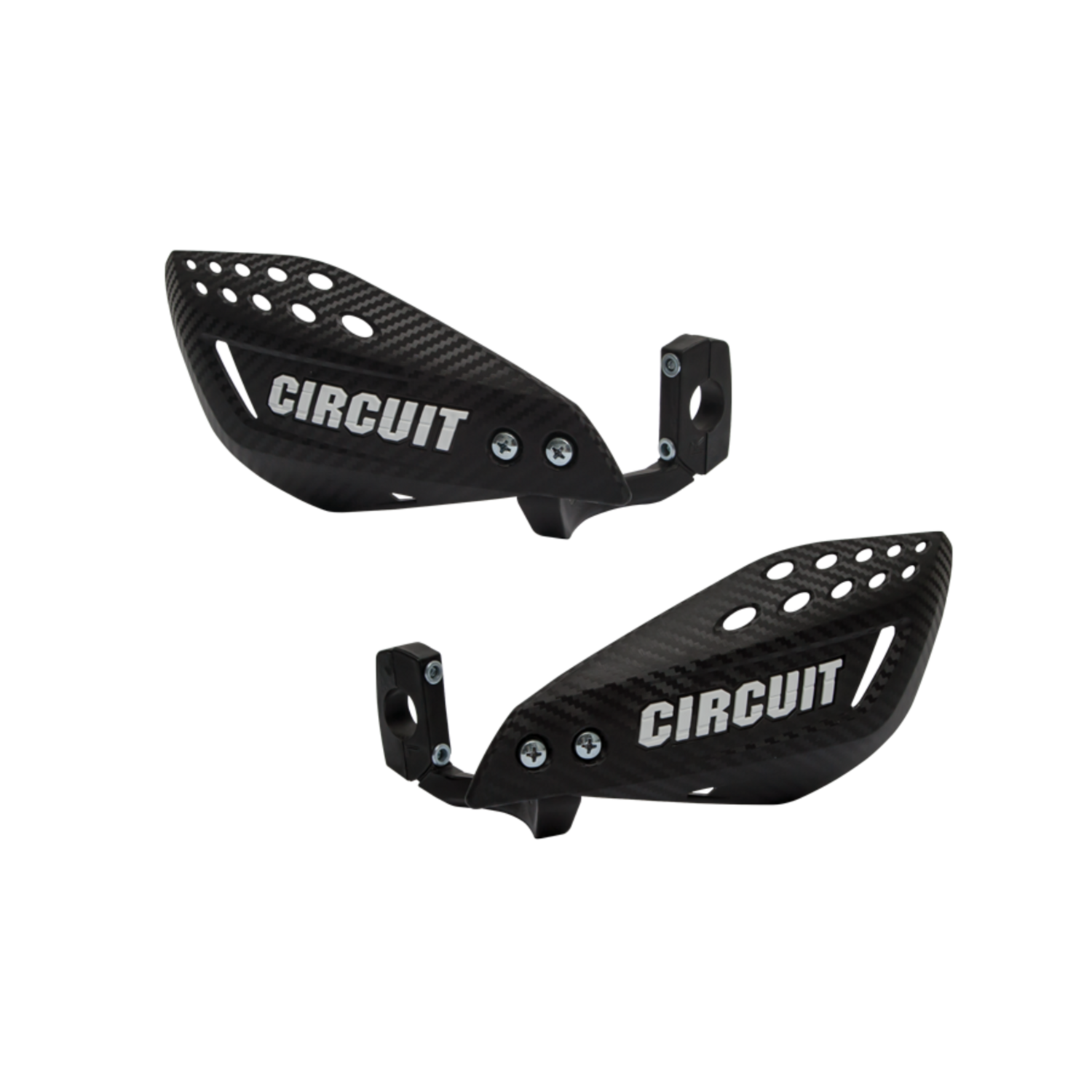 Handkappen Circuit Carbon Look - Zwart/wit