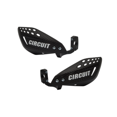 Handkappen Circuit Carbon Look - Zwart/wit