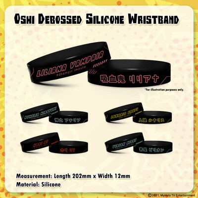 [PRE-ORDER] MonstarZ - Debossed Silicone Wristband  (Variation)