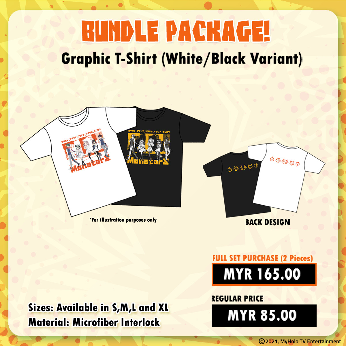 [PRE-ORDER] MonstarZ - Special Edition T-Shirt (Bundle - White & Black)