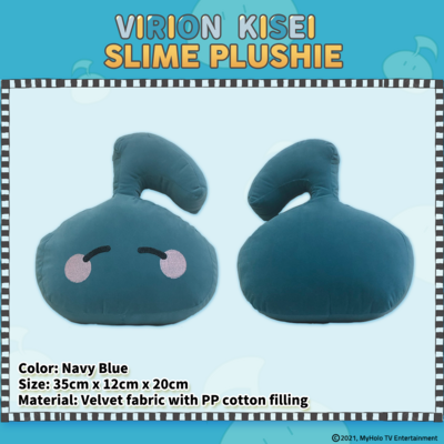 Virion Kisei Slime Plushie (Navy Blue) - Limited Edition
