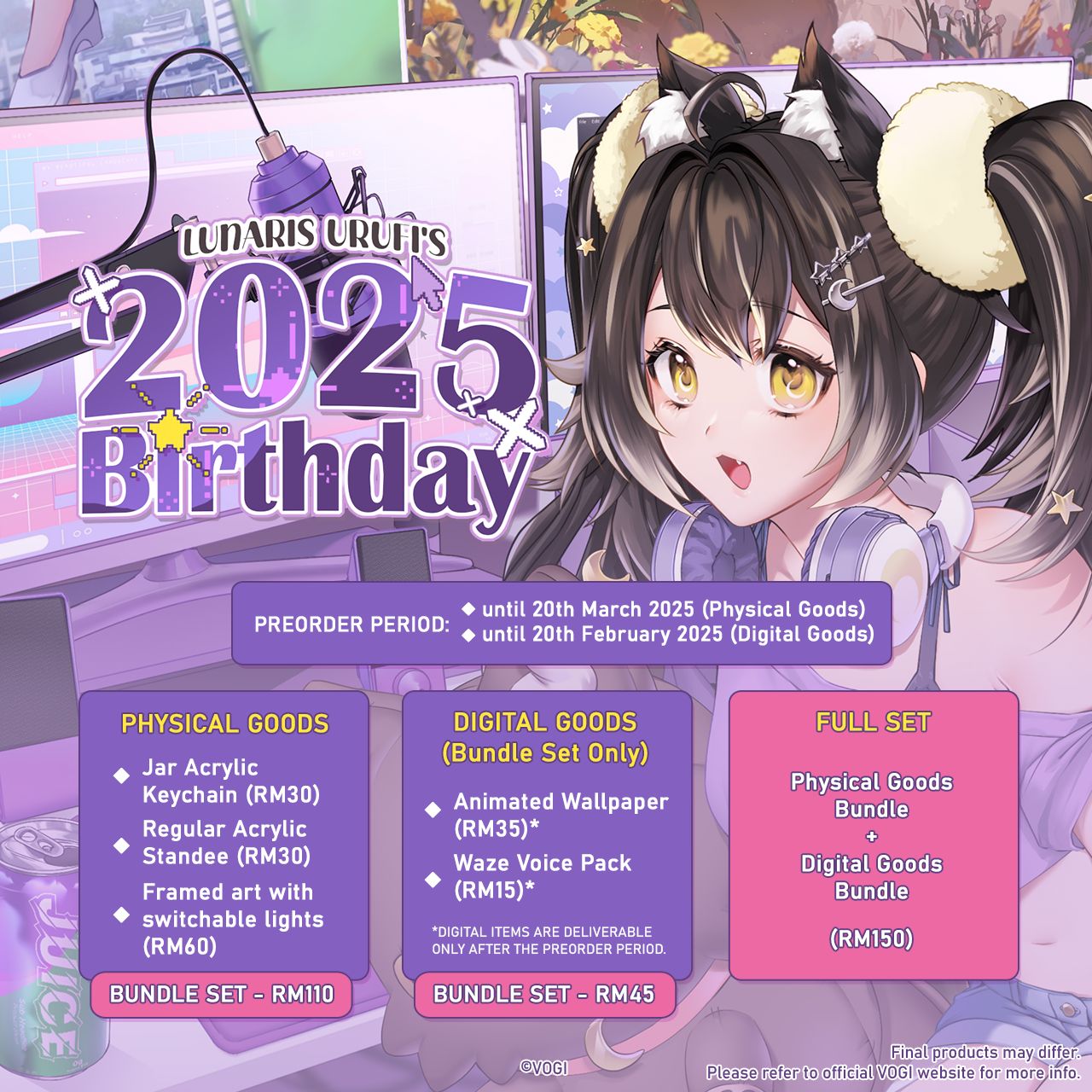 Lunaris Urufi Birthday 2025 - Physical &amp; Digital Full Set [Pre Order]