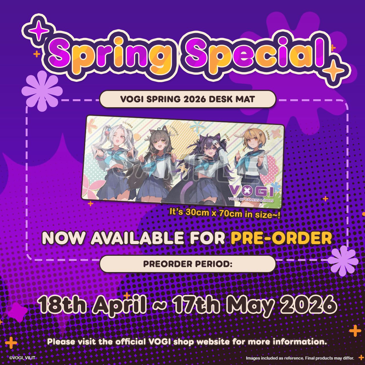 [PRE-ORDER] VOGI 2026 SPRING EDITION DESKMAT