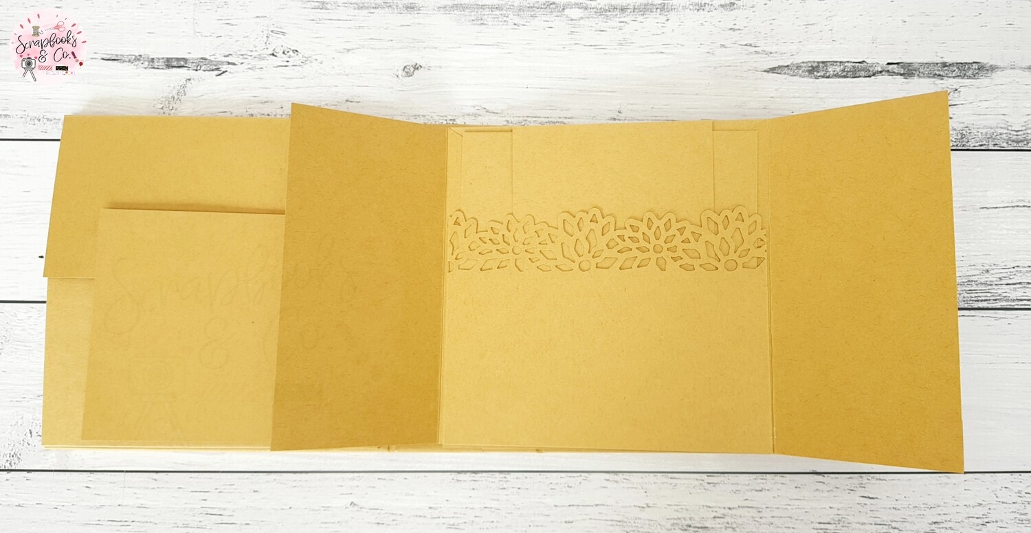 (F) 6x6 Blank KRAFT Mini Album