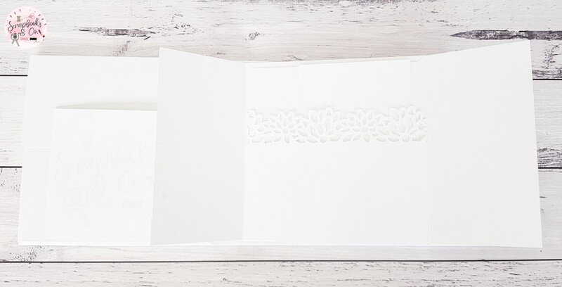 (F) 6x6 Blank WHITE Mini Album