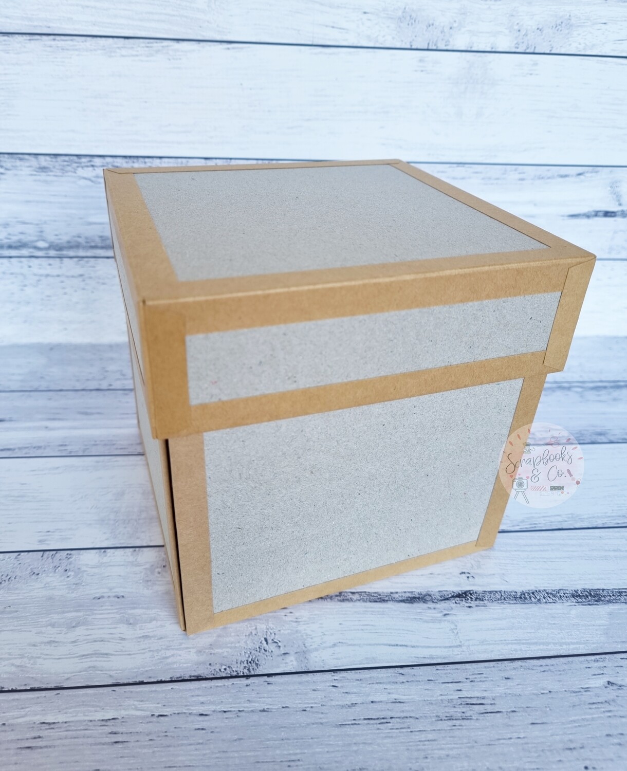 6 1/2&quot; x 6 1/2&quot; Plain Blank Kraft Explosion Box Album