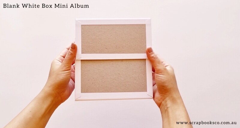 Blank WHITE Box Mini Album