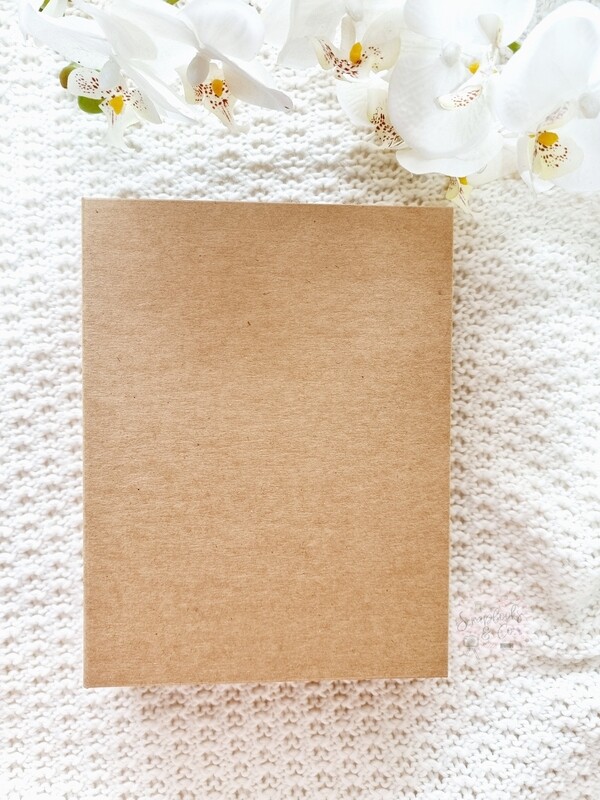 8 1/4&quot; x 6 1/4&quot; Blank Kraft Mini Album