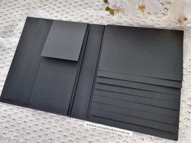 Blank Black Folio Album