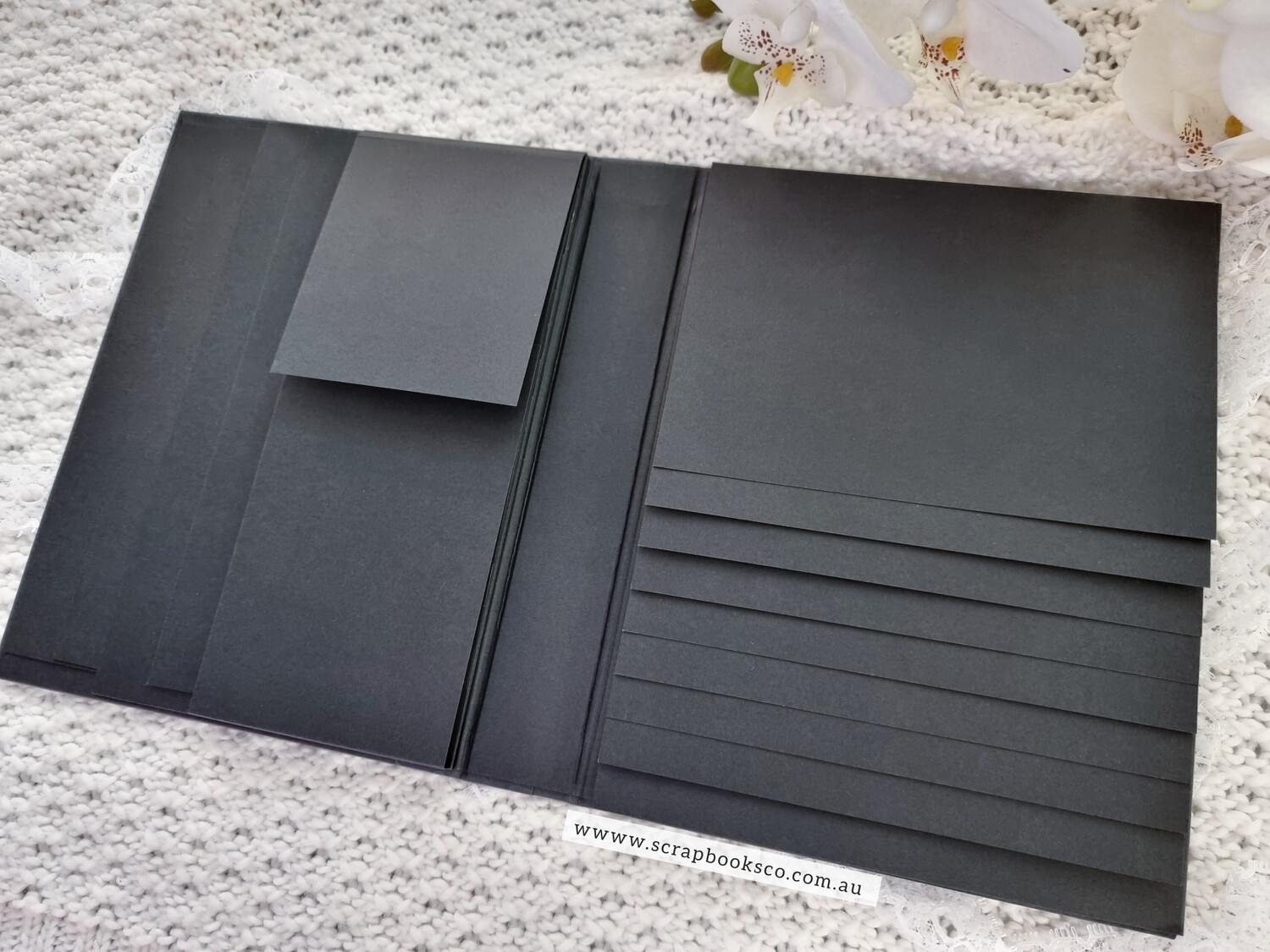 Blank Black Folio Album
