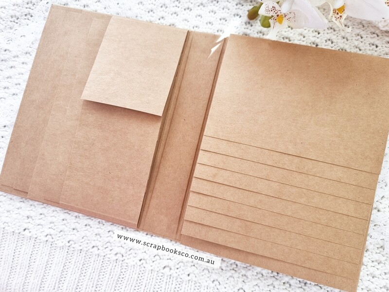 Blank Kraft Folio Album