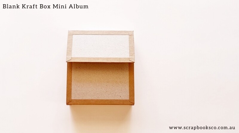 Blank KRAFT Box Mini Album