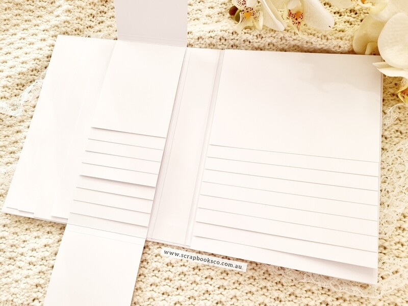 Blank White Folio Album