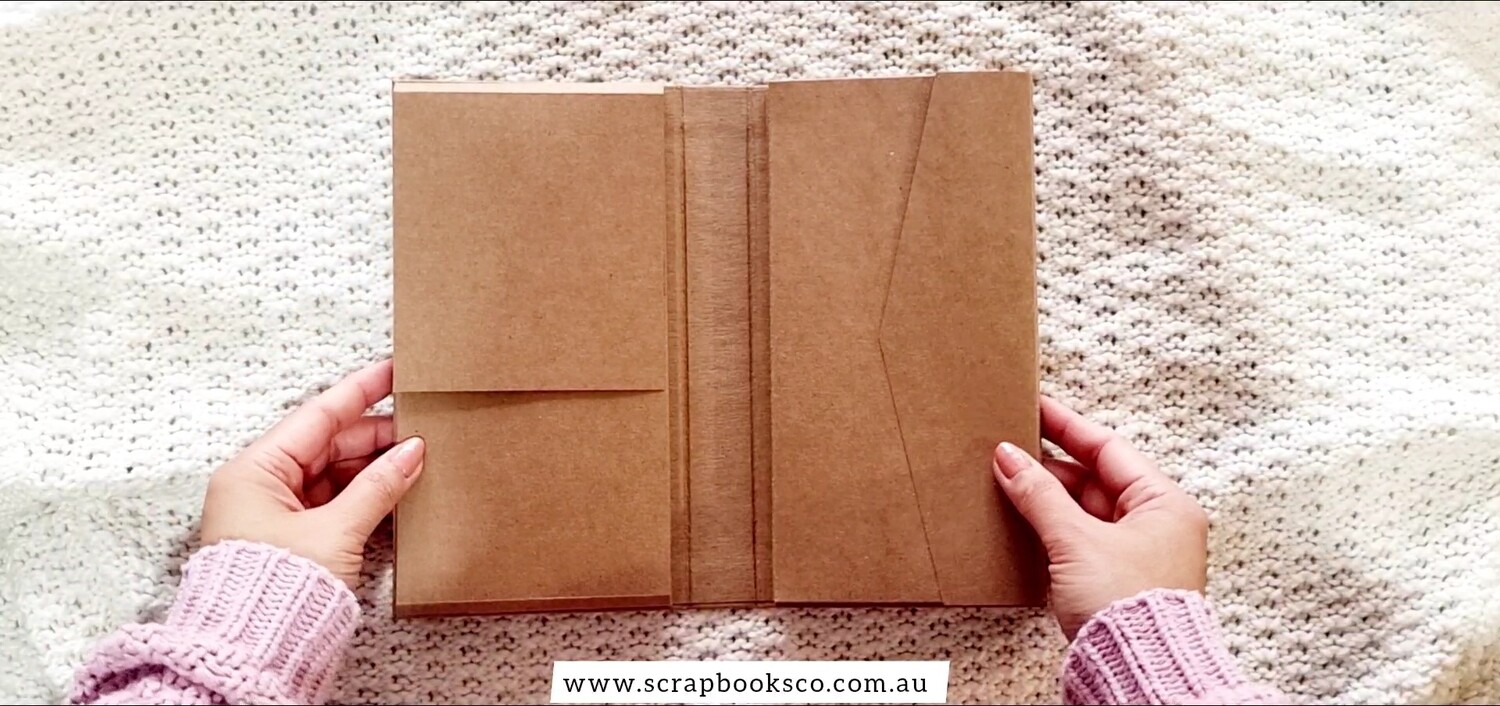 V3 Blank Kraft Small Folio Album