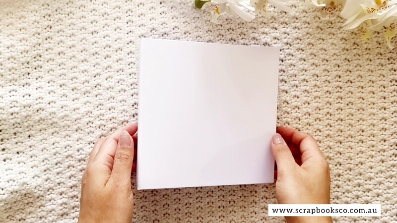 Trellis 6x6 Blank White Mini Album