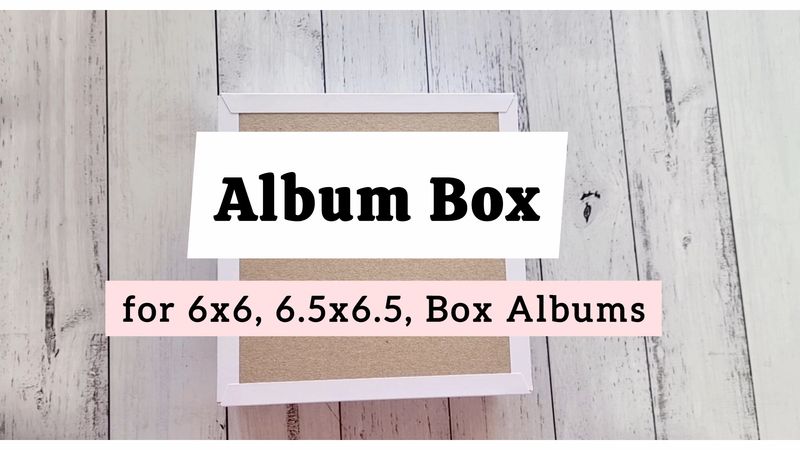 White Album Box for 6&quot;x6&quot;, 6.5&quot;x6.5&quot;, Box Albums