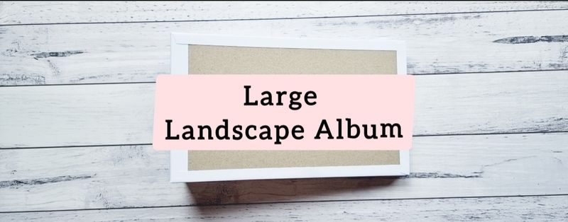Large Landscape Album - Blank Album Base