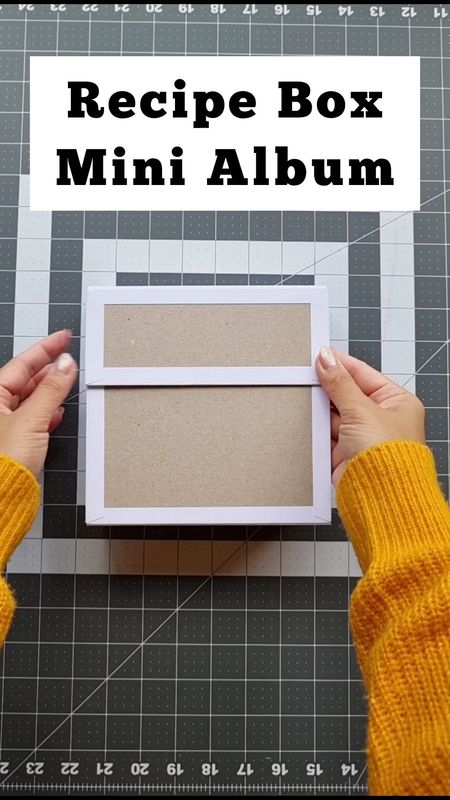 Recipe Box Mini Album - Blank Base Mini Album