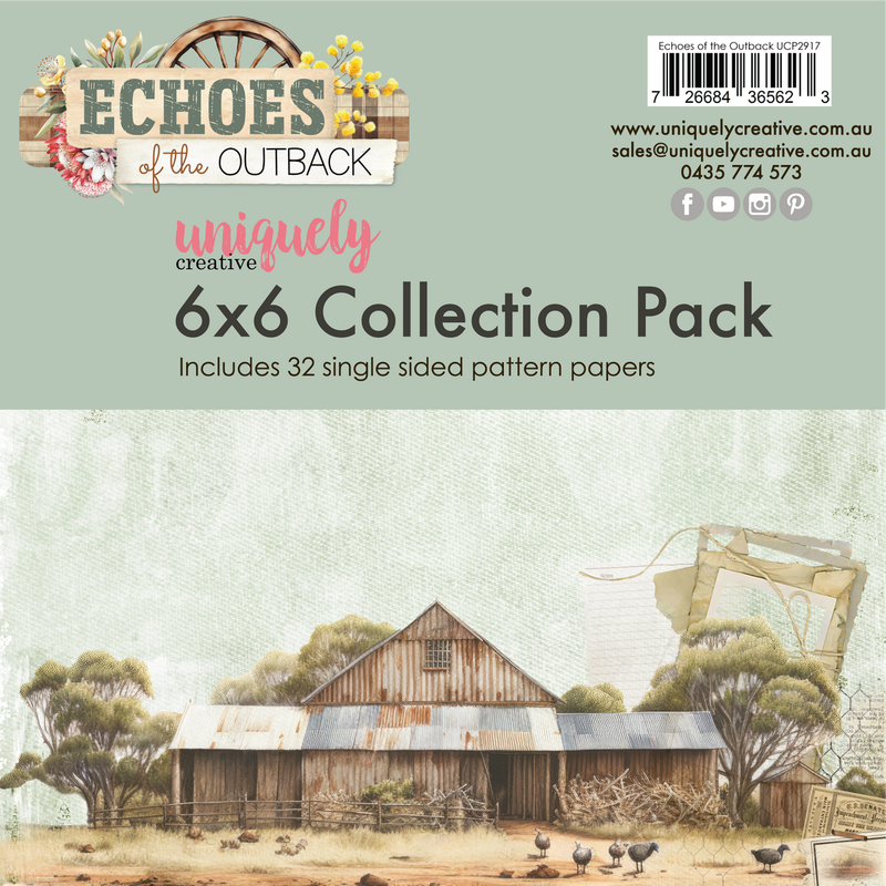 Echoes of the Outback Uniquely Creative 6x6 Paper Pack