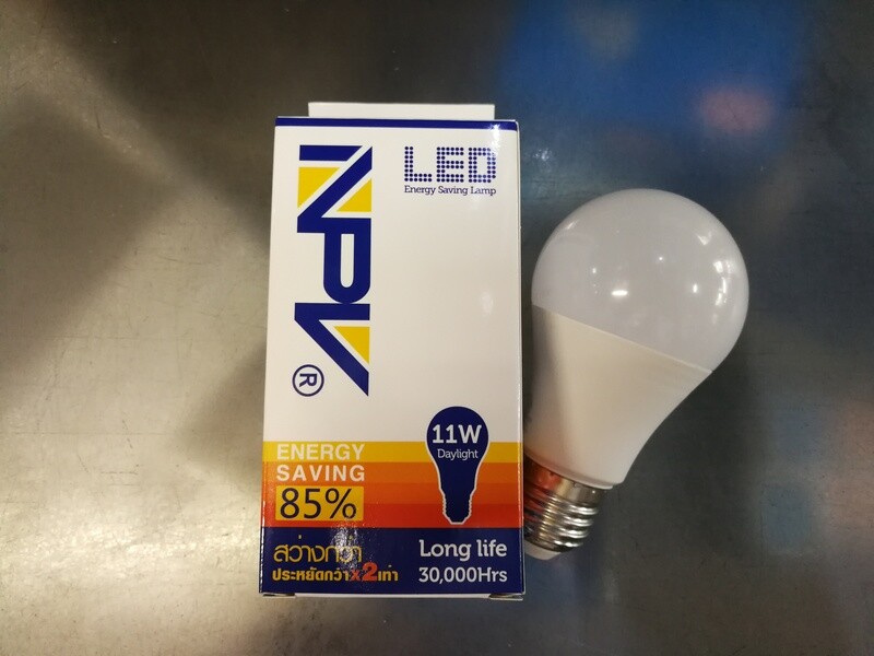 หลอดไฟ LED NPV Daylight E27 ขนาด 11W