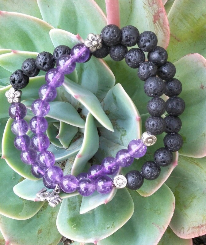 Amethyst healing bracelet